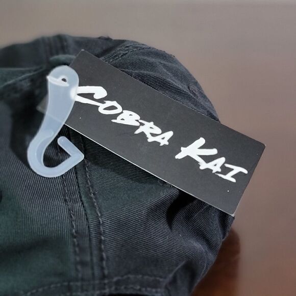 Cobra Kai Official Licensed Dad Hat Cap Black New - Picture 7 of 9